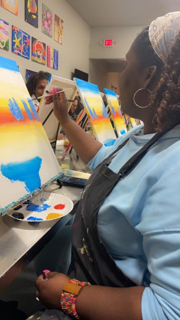 Essayant la peinture cette annee!!